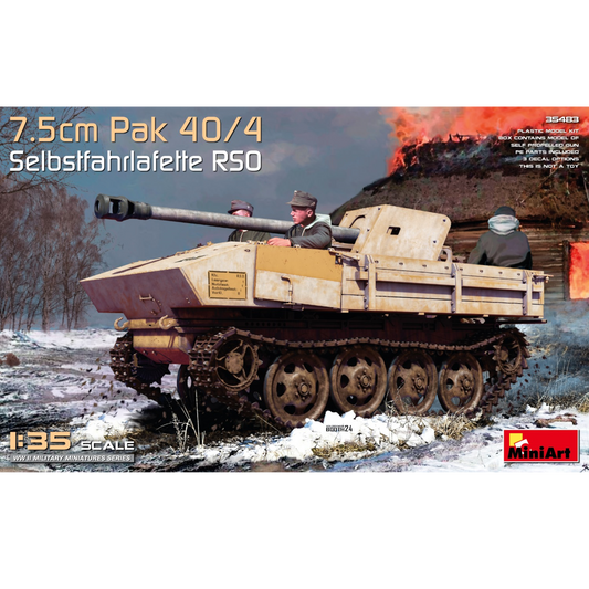 MiniArt 1/35 7.5cm Pak 40/4. Selbstfahrlafette RSO