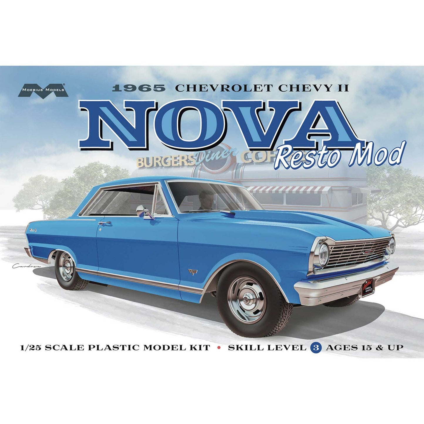 MOEBIUS 1/25 CHEVY NOVA RESTO MOD