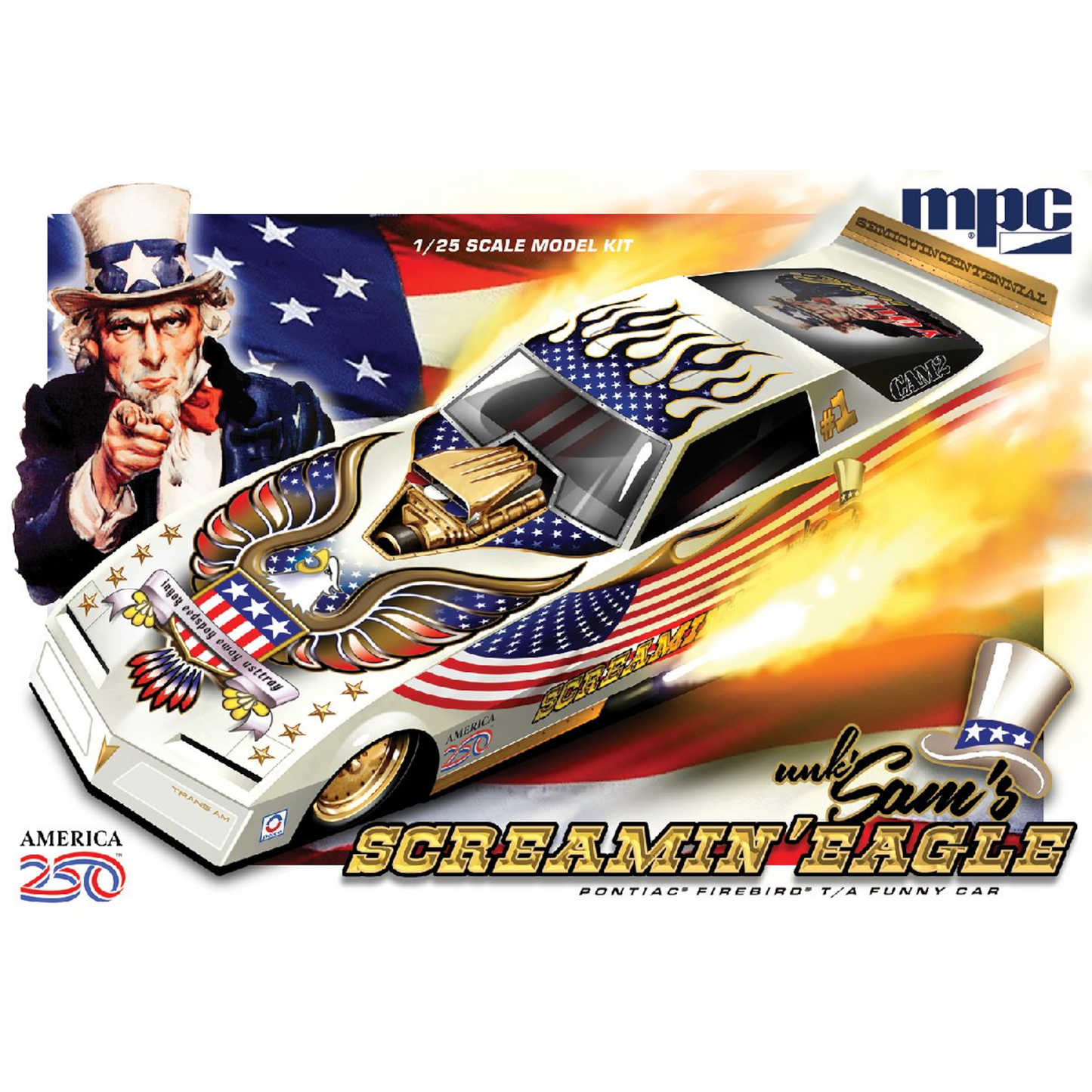 MPC Firebird Funny Car 250th USA Anniversary