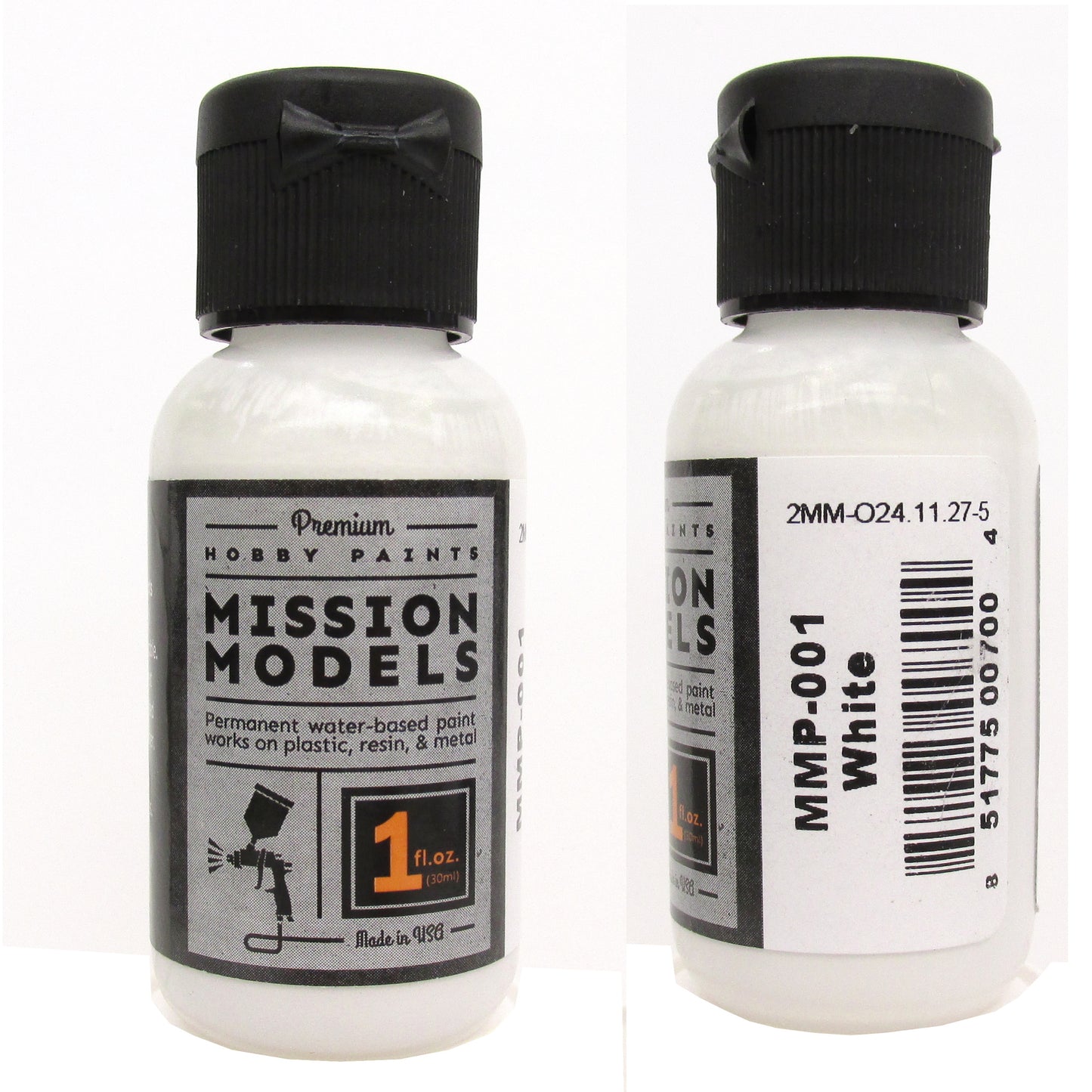 MISSION MODEL WHITE ACRYLIC PAINT 1oz