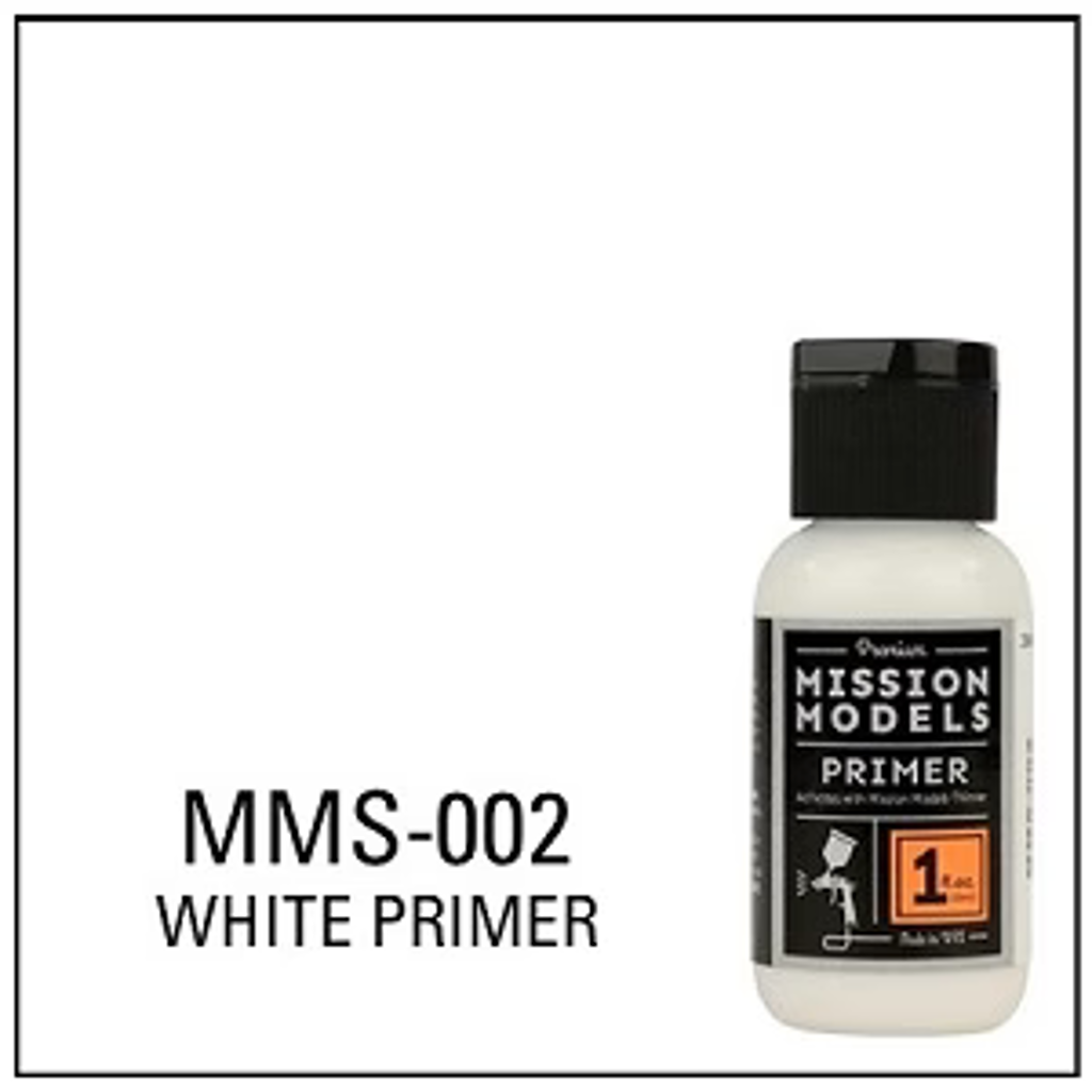 MISSION MODELS WHITE PRIMER 1oz