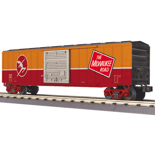 MTH RAILKING O GAUGE 50' MILWAUKEE ROAD MODERN BOX CAR