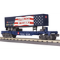MTH RAILKING MRL VETERANS FLATCAR WITH TRAILER