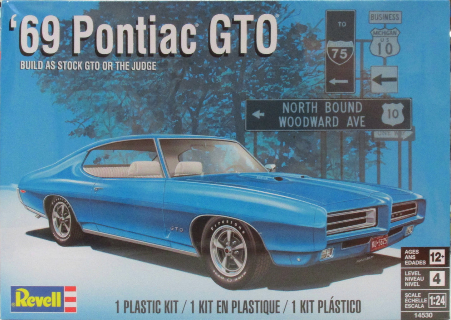 REVELL 1/24 '69 PONTIAC GTO