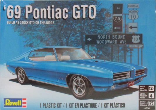REVELL 1/24 '69 PONTIAC GTO