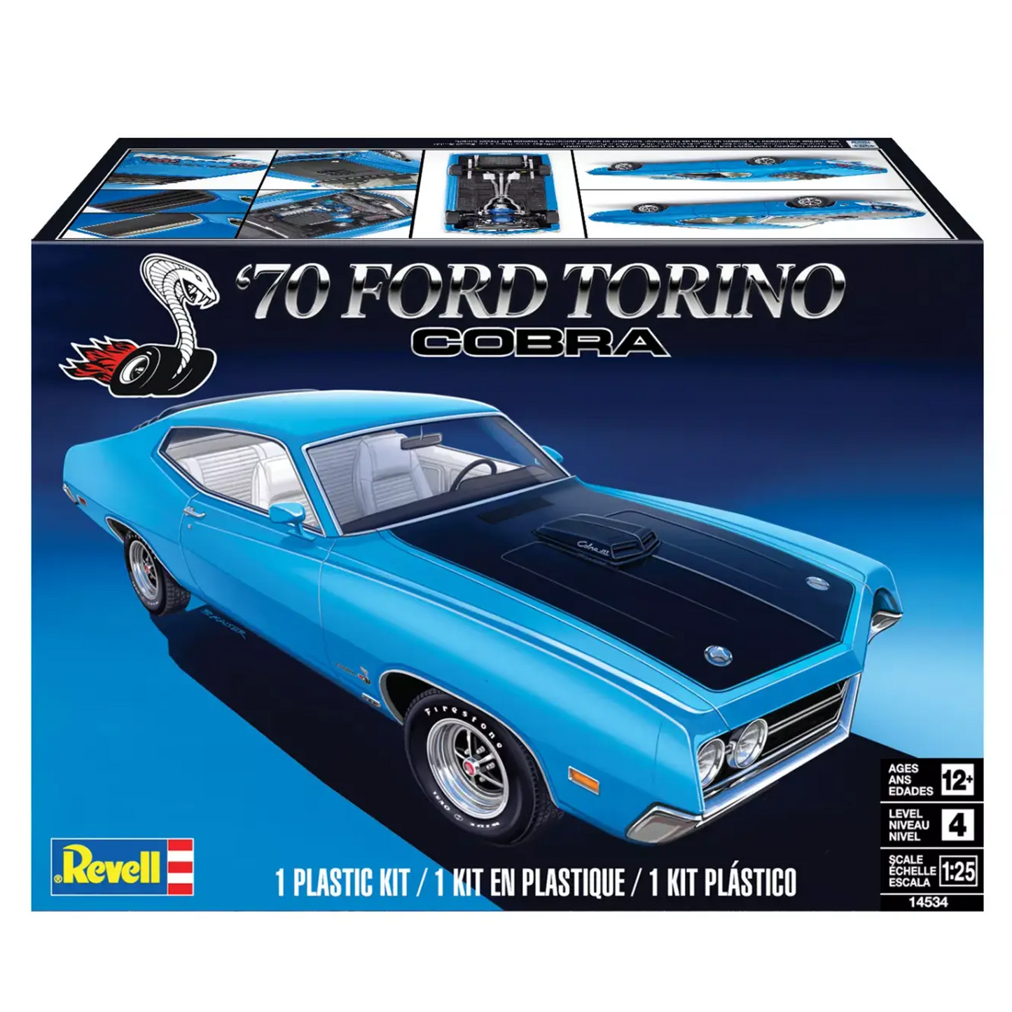 REVELL 1/25 '70 FORD TORINO