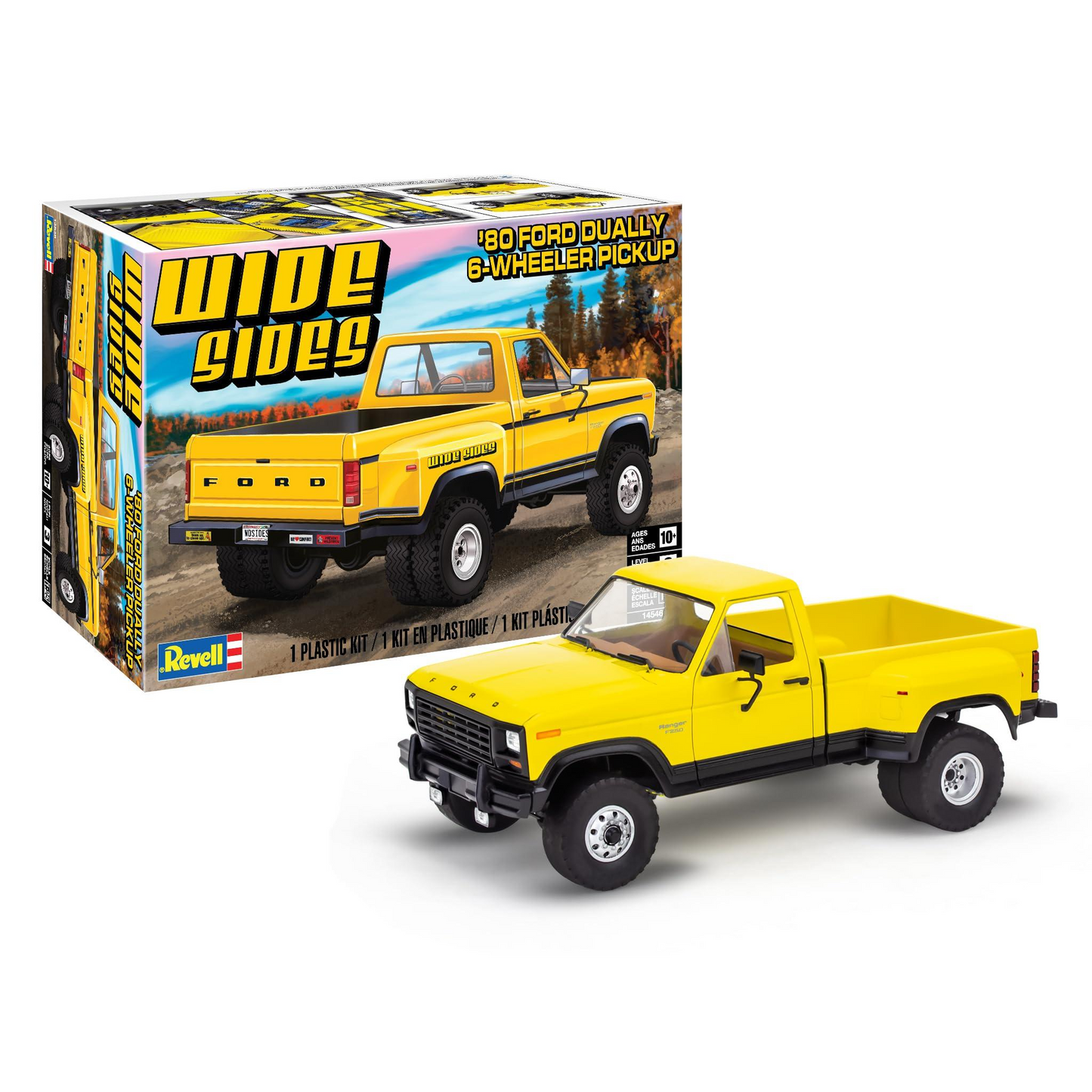 REVELL 1/24 "WIDE SIDES" '80 FORD DUALLY 4X4