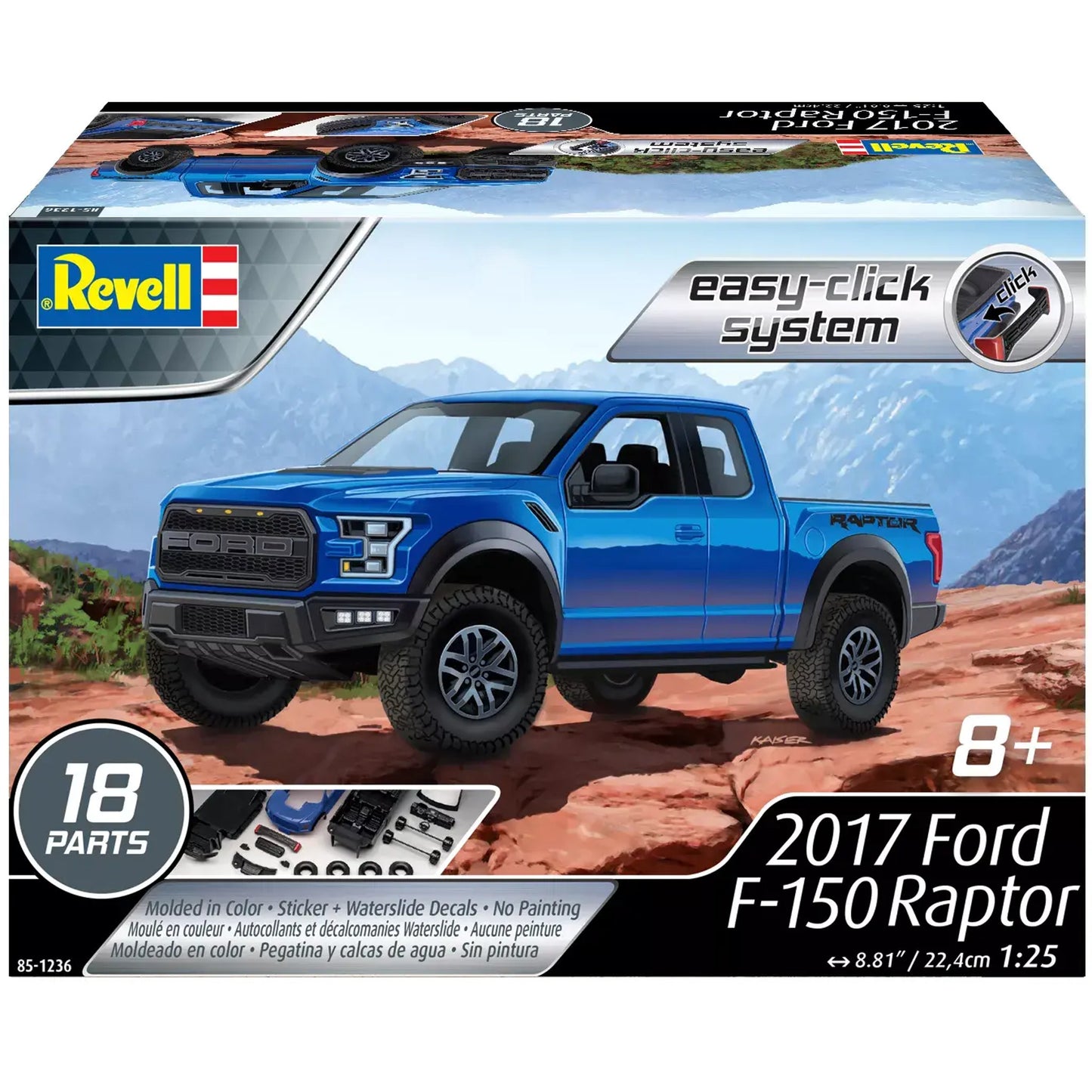 REVELL 1/25 '17 FORD F150 RAPTOR