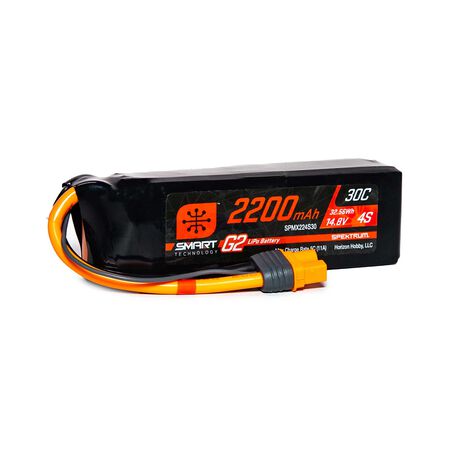 SPEKTRUM 2200MAH 4S 14.8V SMART G2 30C BATTERY