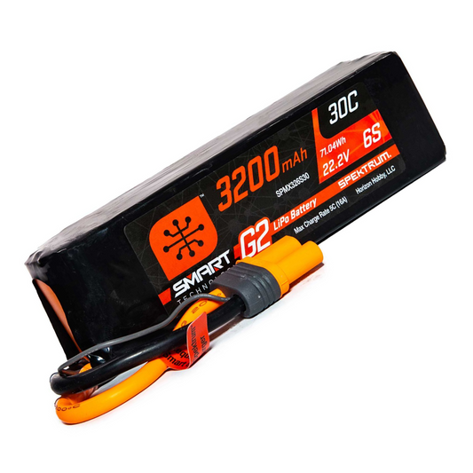 SPEKTRUM 3200MAH 6S 22.2V SMART G2 30C IC5 BATTERY