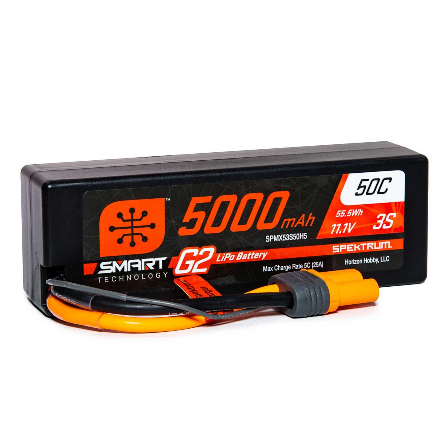 SPEKTRUM 5000MAH 3S 11.1V G2 SMART BATTERY WITH IC5 CONNECTOR