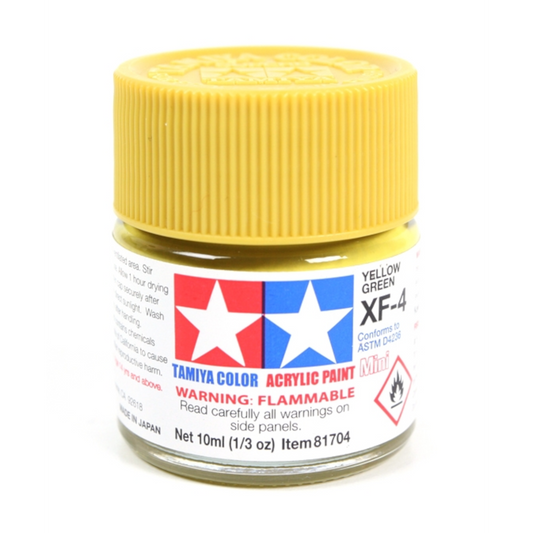 TAMIYA YELLOW/GREEN ACRYLIC XF-4 10ml