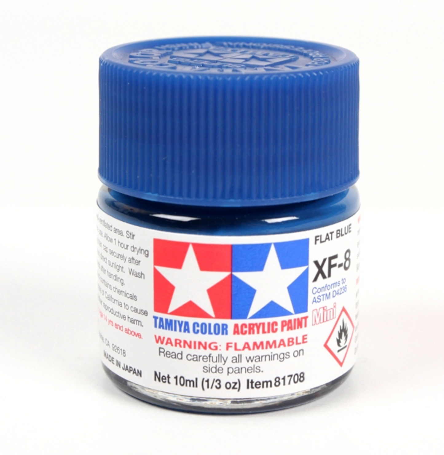 TAMIYA FLAT BLUE ACRYLIC PAINT 10 ML