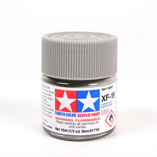 TAMIYA MINI ACRYLIC SKY GRAY XF-19