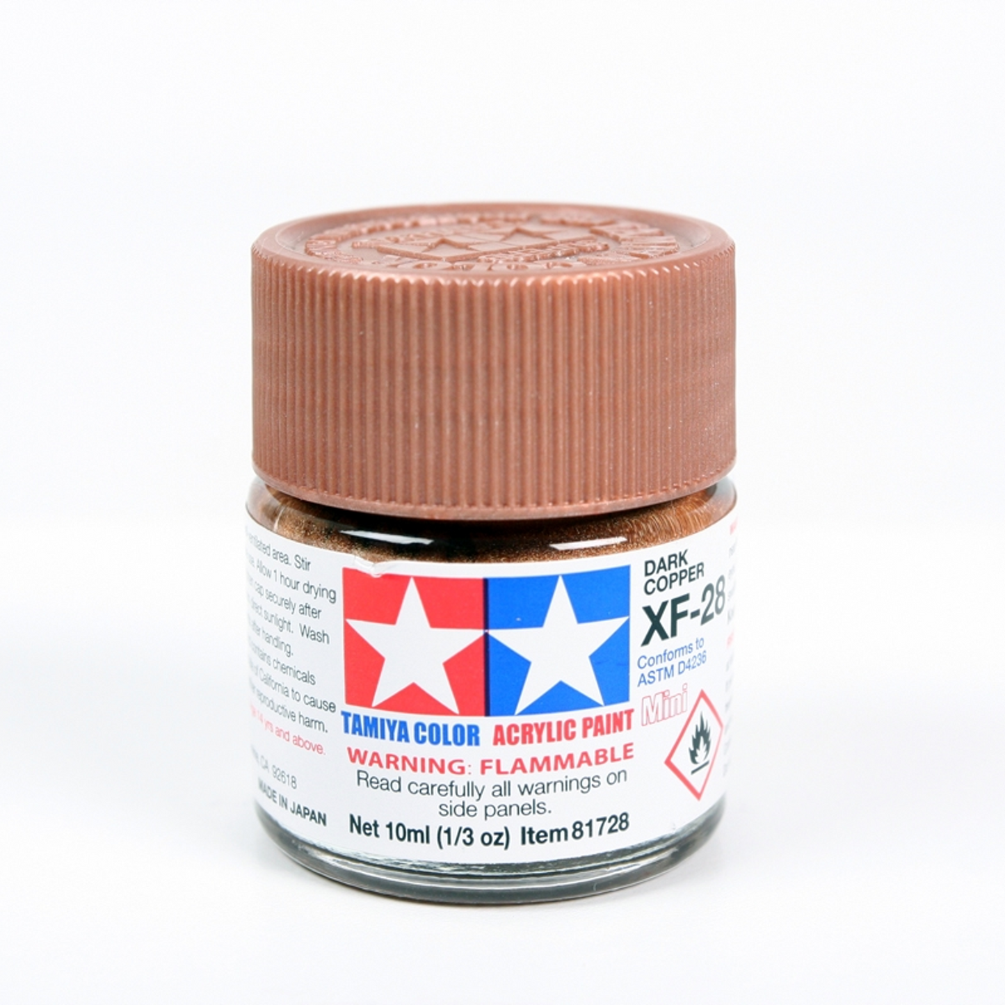 TAMIYA DARK COPPER MINI ACRYLIC PAINT 10ml