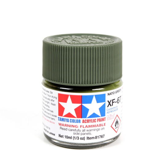 TAMIYA Acrylic Mini XF-67 Nato Green 10Ml Bottle