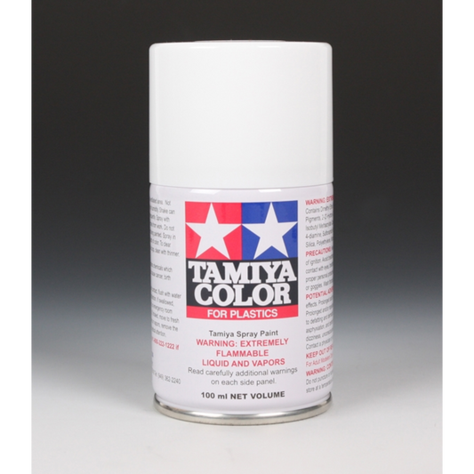 TAMIYA MATTE (FLAT) WHITE SPRAY LACQUER