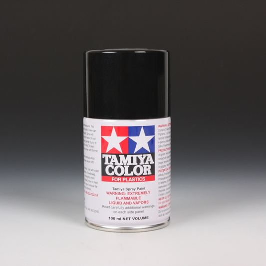 TAMIYA METALIC BLACK SPRAY LACQUER 100mL TS-40