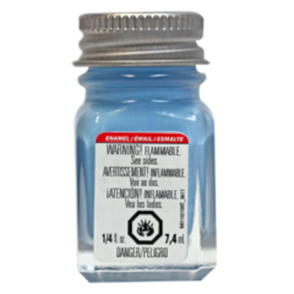 TESTORS 1/4 OZ BOTTLE LIGHT BLUE ENAMEL