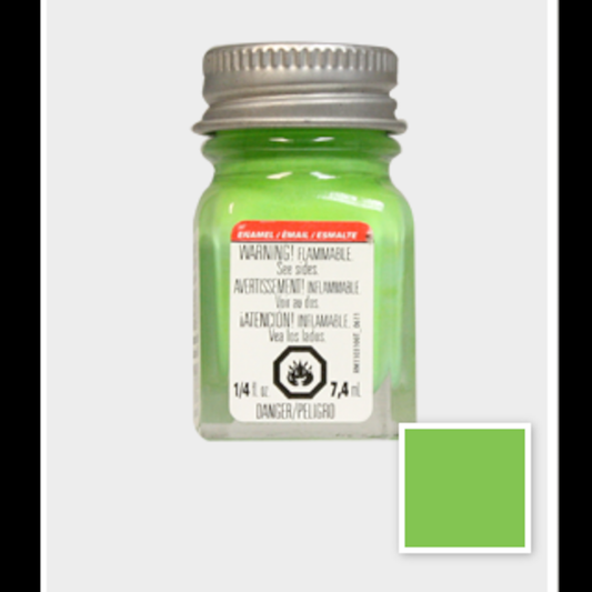 TESTORS GLOSS SUBLIME GREEN ENAMEL 1/4oz BOTTLE