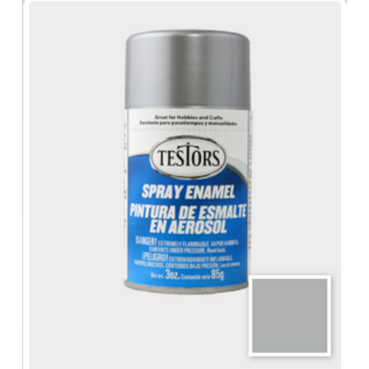 TESTORS SILVER SPRAY ENAMEL