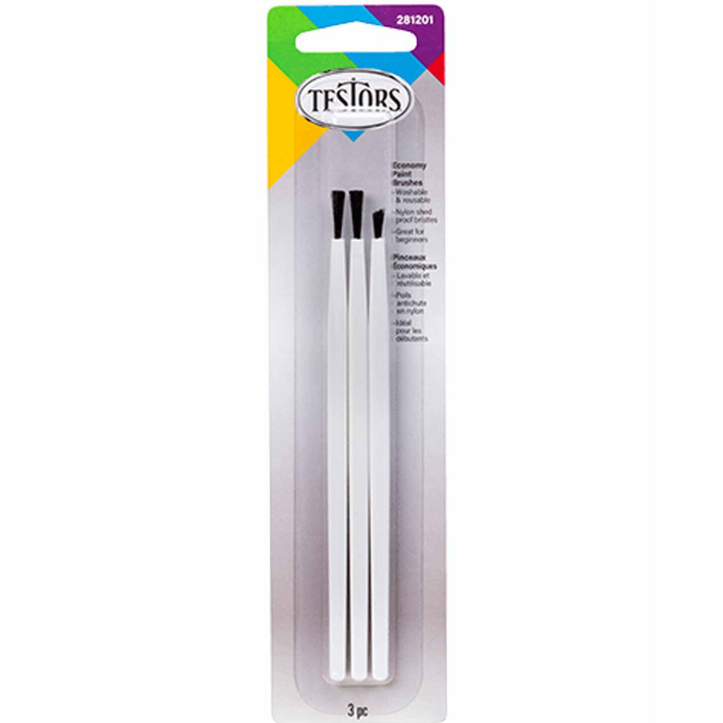 TESTORS PAINT BRUSH SET (3)