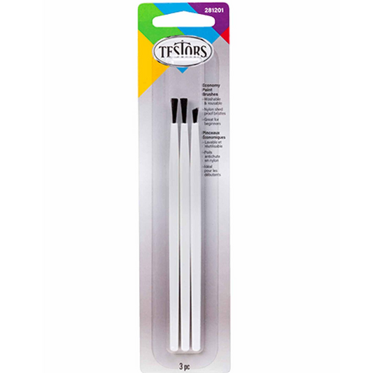 TESTORS PAINT BRUSH SET (3)