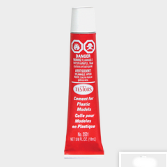 TESTORS 5/8 OZ TUBE PLASTIC CEMENT