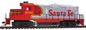HO EMD GP9M ATSF 2092