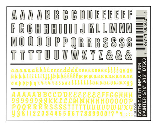 GOTHIC OUTLINE & PAINTER