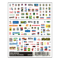 WOODLAND SCENICS Mini-Series Signs and Posters DRY TRANSFER