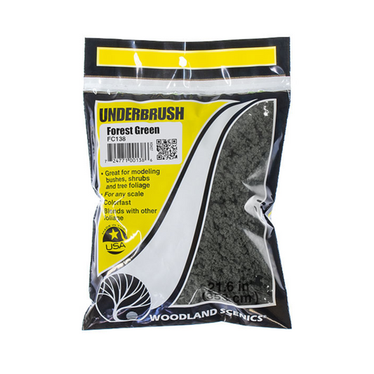 WOODLAND SCENICS FOREST GREEN UNDERBRUSH