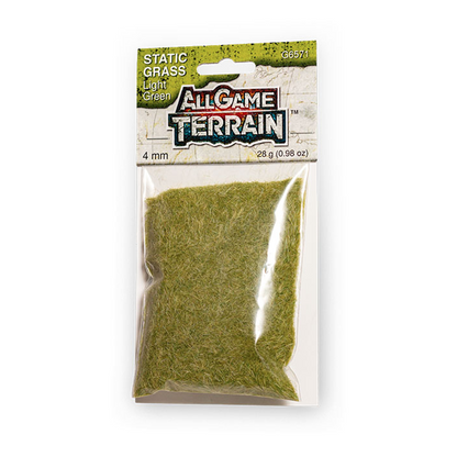 WOODLAND SCENICS ALL GAME TERRAIN 4MM LIGHT GREEN STATIC GRASS