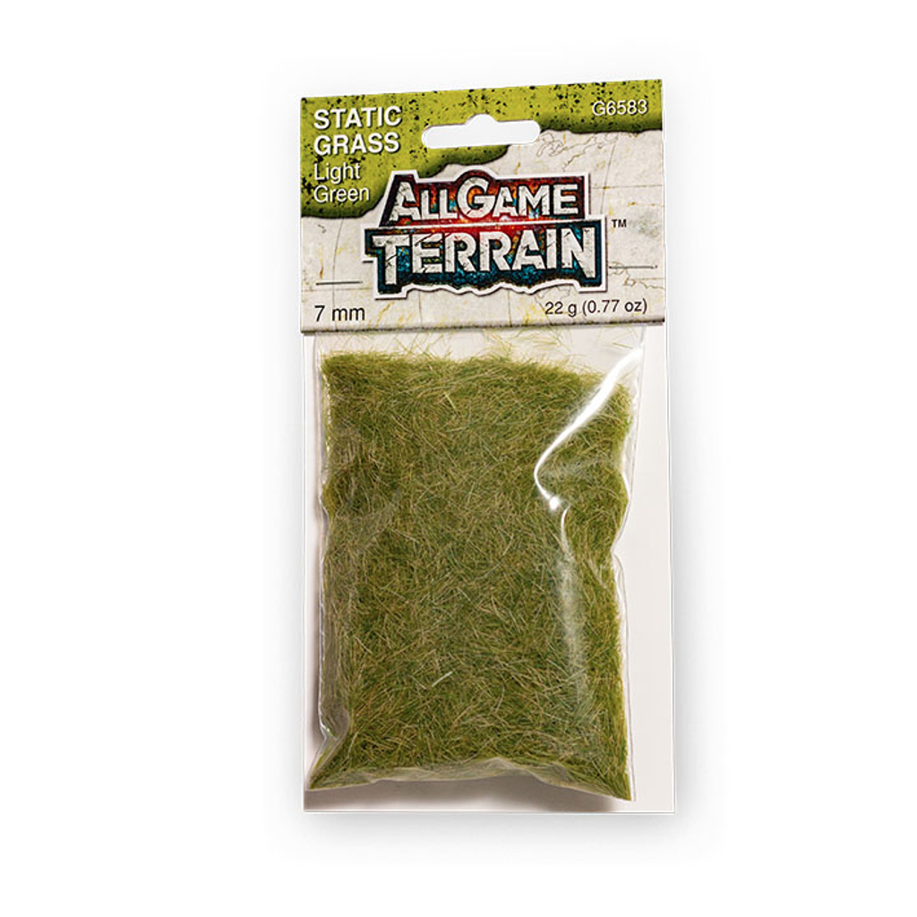 WOODLAND SCENICS ALL GAME TERRIAN 7MM LIGHT GREEN STATIC GRASS