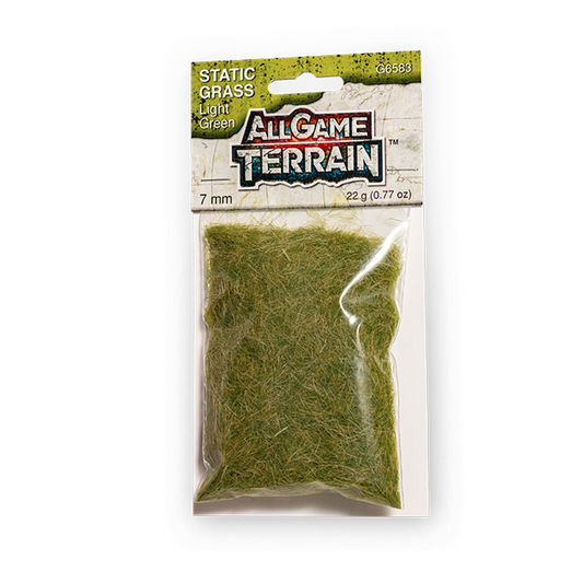 WOODLAND SCENICS ALL GAME TERRIAN 7MM LIGHT GREEN STATIC GRASS