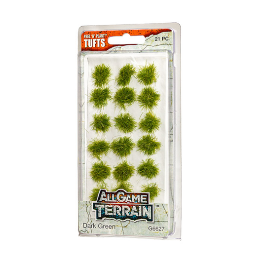 WOODLAND SCENICS ALL GAME TERRAIN DARK GREEN TUFTS