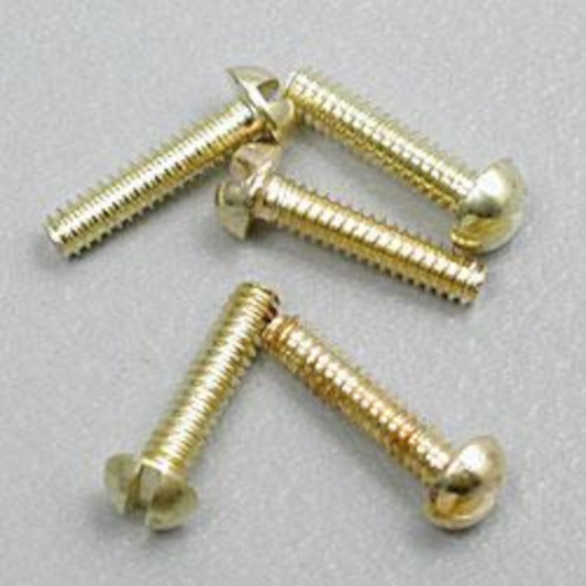 WOODLAND SCENICS 0-80 X 1/4" ROUND HEAD SCREW