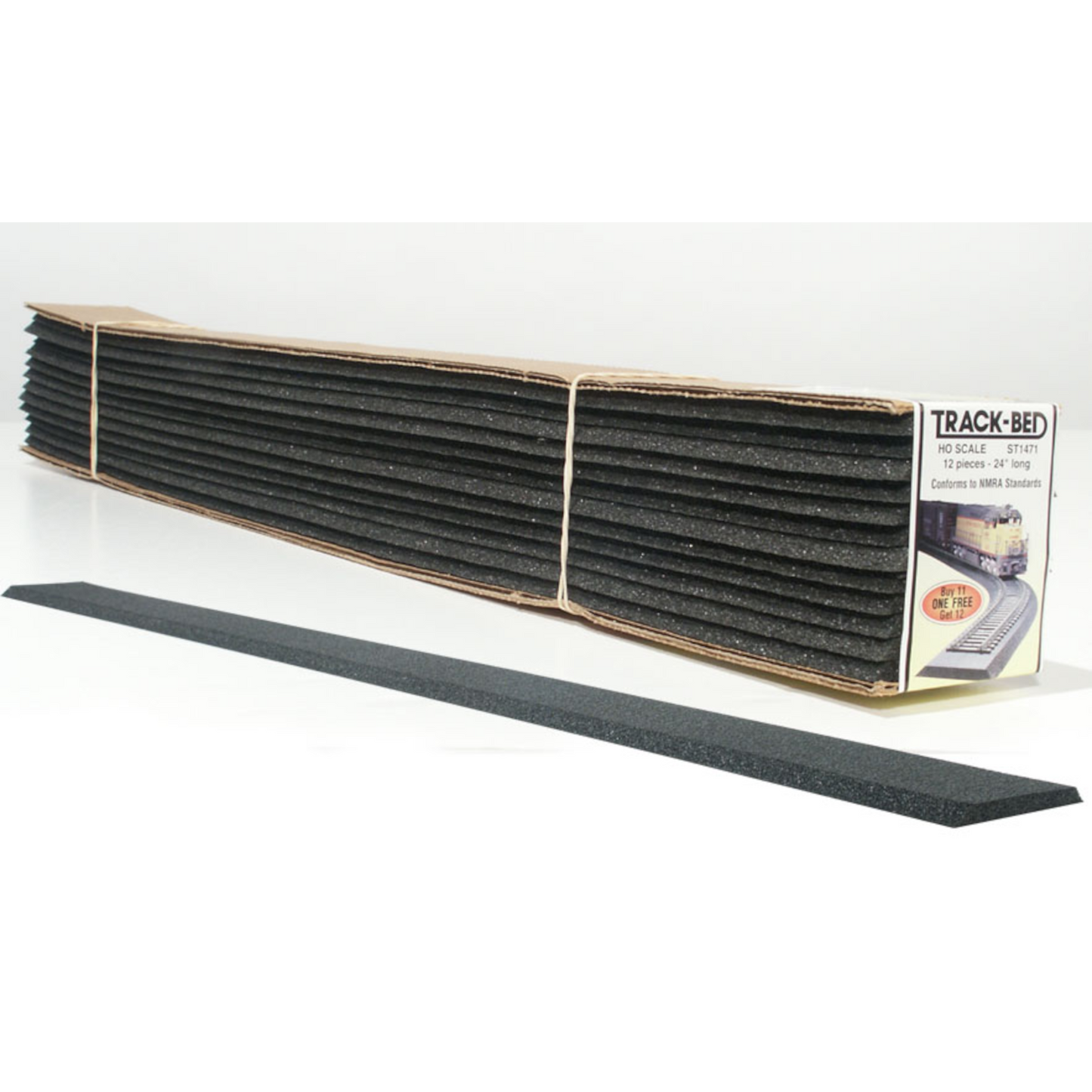 WOODLAND SCENICS HO FOAM TRACK BED 2' EACH