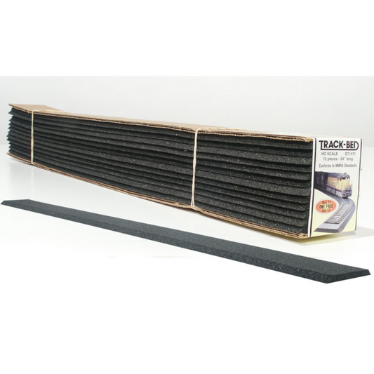 WOODLAND SCENICS HO FOAM TRACK BED 2' EACH