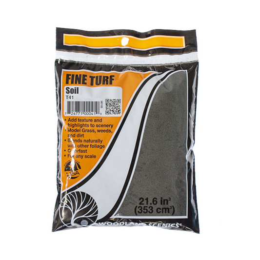 WOODLAND SCENICS FINE TURF SOIL