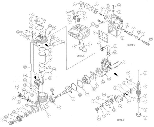 YS DZ170CDI PARTS LIST