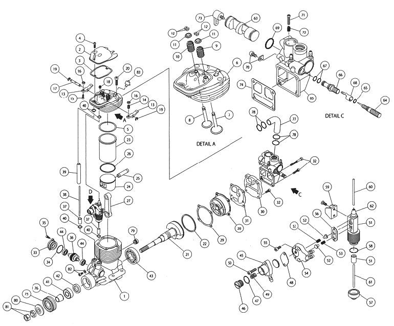 YS DZ175CDI PARTS LIST