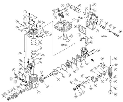 YS DZ175CDI PARTS LIST