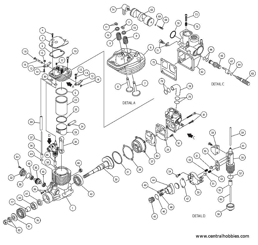 YS DZ185REDCDI PARTS LIST – Central Hobbies