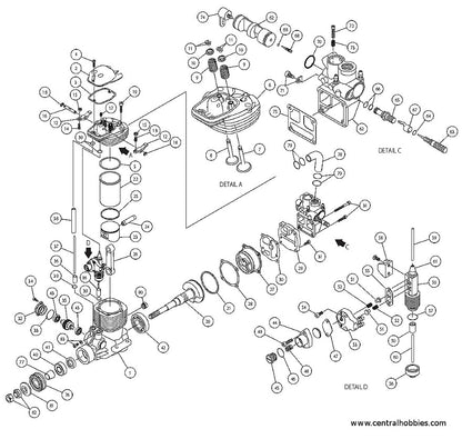 YS DZ185REDCDI PARTS LIST