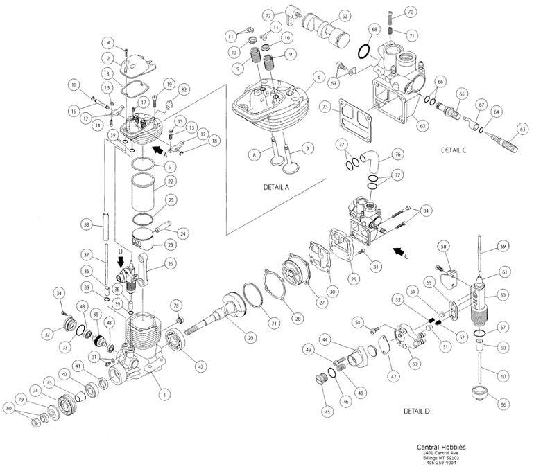 YS DZ185ZERO PARTS LIST