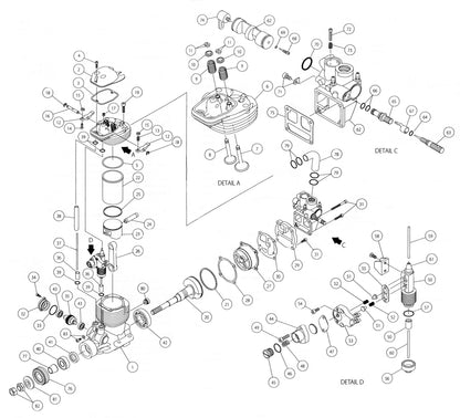 YS DZ200CDI PARTS LIST