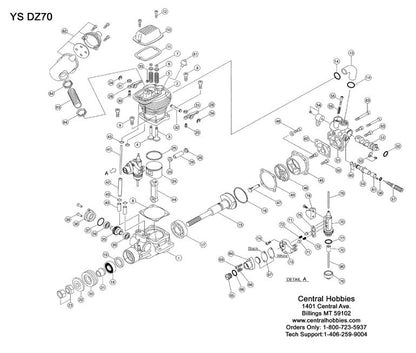 YS DZ70 PARTS LIST