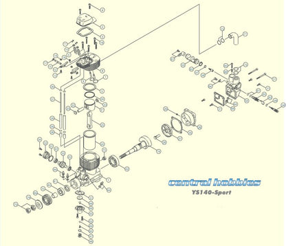 YS FZ140S (SPORT) PARTS LIST