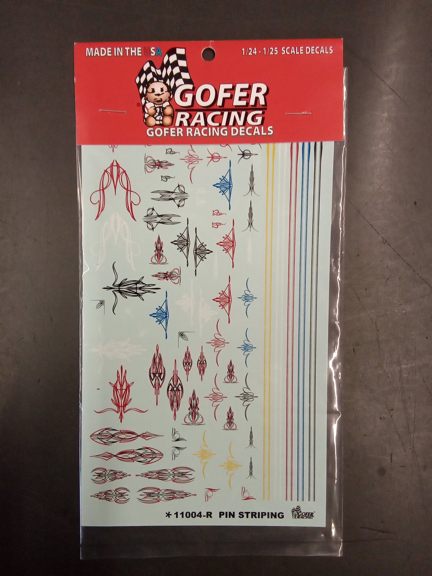 GOFER RACING PINSTRIP DECALS